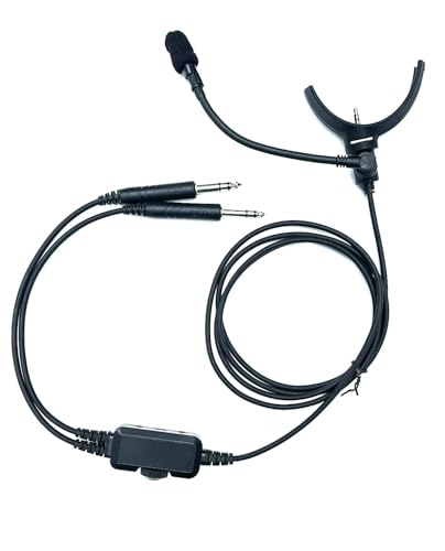 Crystal Mic Pro Fulcrum with TSOd Intricon Microphone. Compatible with XM3/4 Noise Cancelling Headphones. Transforms Your Headphone into ANR Aviation Headset.