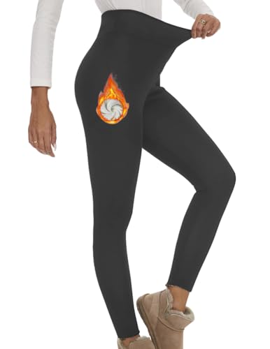 Cozyan Leggins Termicos Mujer Invierno Forro Polar Grueso Mallas Deporte Push Up Pantalones Cintura Alta Leggins Termicos Mujer Forro Polar Invierno Mayas Pantalones