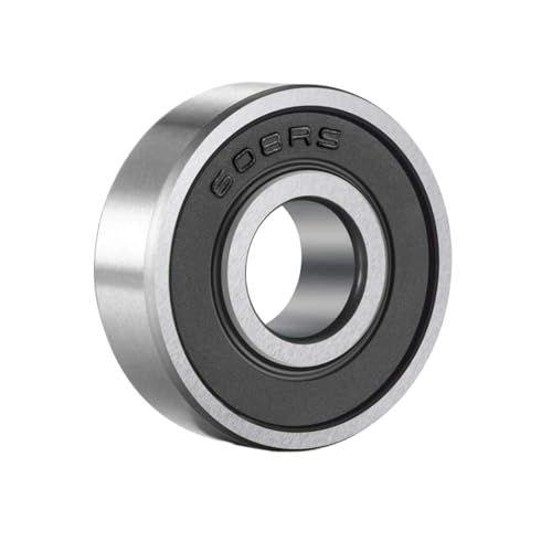 10-pack 608 ZZ 608RS ball bearing 608ZZ metal double shielded micro deep groove skateboard ball bearing 8mm X 22mm X 7mm(10pcs 6
