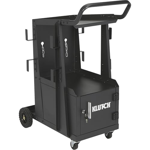 Klutch 2-Tier with Locking Cabinet