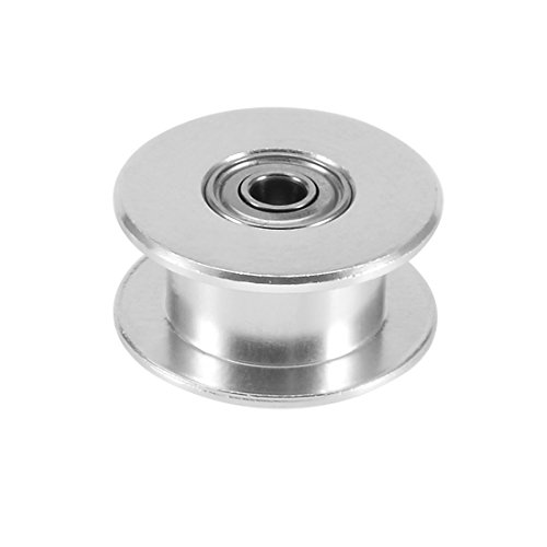 Uxcell Aluminum 3Mm Bore Toothless Timing Belt Pulley With Ball Bearing #TOP20