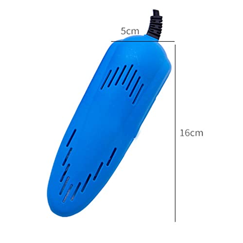 Secador eléctrico portátil para pies y calzado azul miniatura 3