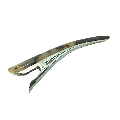 Meilliwish Leopard Wedding Women Girls Alligator Clip Hairpin 1 PCS(A78)(Beige) - Image 2