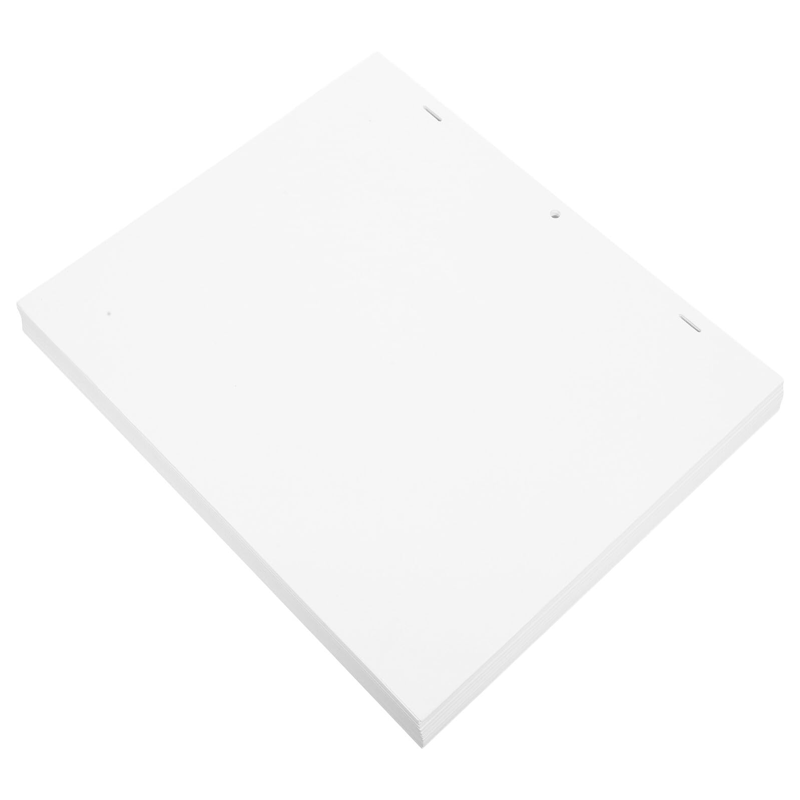 DECORNIJIA 200 Pezzi 200 Fogli Carta da Lucido 32x27 Cm con Fori per Posizionamento Animazione, Carta da Disegno Bianca Liscia per Artisti, Fumetti e Progetti di Illustrazione Professionale
