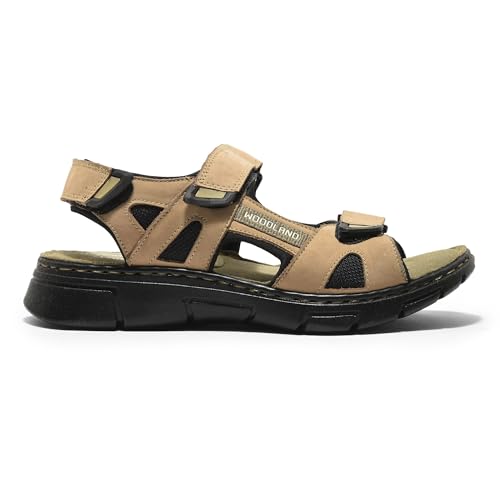 Image of Woodland Men Paris Khaki Sandal