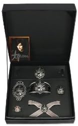 Twilight Movie Merchandise New Moon Cullen Crest 6 Piece Jewelry Boxed Set Collection Limited Edition w/autographed "Alice" Ashley Greene Trade Card