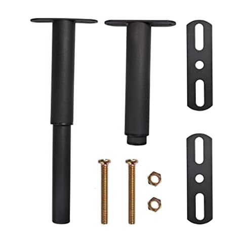 Yorkmills 2pcs Adjustable Bed Center Slat Heavy Support Leg, Height Center Support Leg for Bed Frame, Extra Durable Steel Furniture Foot for Bed Frame Sofa Furniture Cabinet Foot Legs Cover