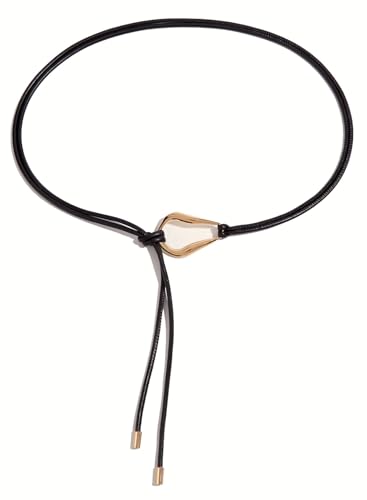 Women PU Leather Tie Belt Metal Buckle Double Strap Skinny Belts