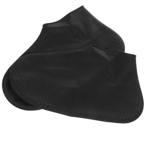 OSOLADY 1 Pair Silicone Shoes Case Indoor Shoe Covers Reusable Silicon Shoe Covers Rainproof Shoe Covers Rainproof Overshoes Waterproof Snow Shoe Cover Boot Protector Boot Covers Adherent