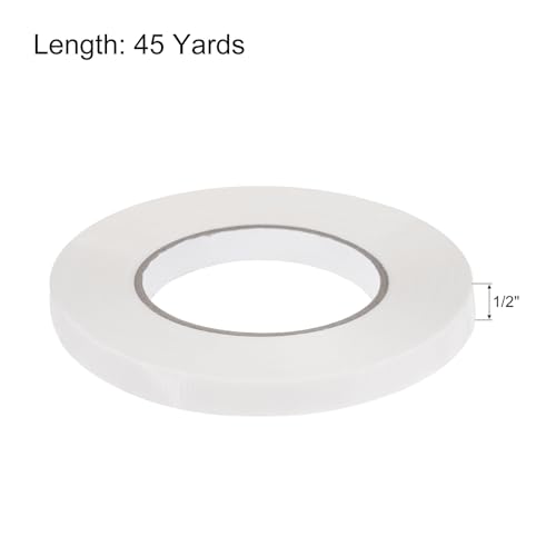 Image of MECCANIXITY Colorful Craft Gaffers Tape Rolls White 1 /2 inch X 45 Yards Matte Gaffers DIY Photo Albums for Gifts Decoration Backdrop Cables Floor Taping 1 Pcs