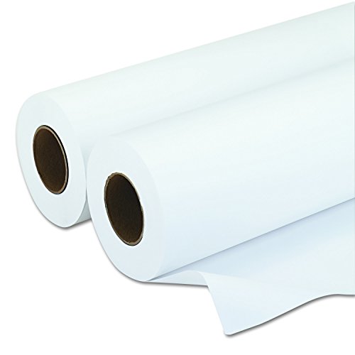 Pm Company 09118 Amerigo Wide-Format Paper, 20 Lbs., 3" Core, 18"X500 Ft, White (Case Of 2) #TOP5