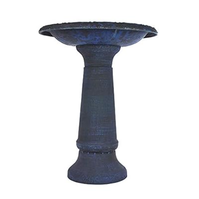 Everything Wildlife Coniston Bird Bath and Stem Set - Blue