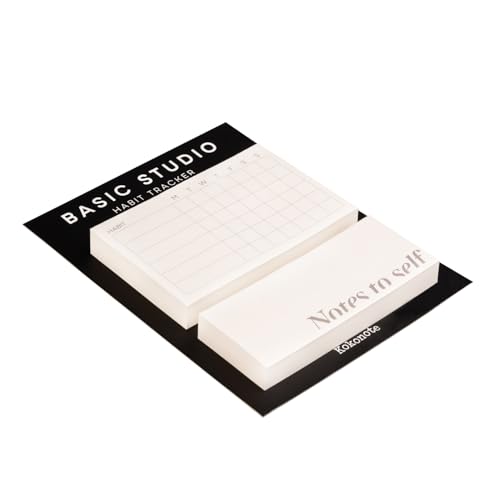 Kokonote Pack Notas Adhesivas pequeñas Don't Forget - 2 Bloc notas: Habit tracker + Bloc de notas | Accesorios Papeleria bonita - Material escolar Aesthetic Kokonote Pack Notas Adhesivas pequeñas Don't Forget - 2 Bloc notas: Habit tracker + Bloc de notas | Accesorios Papeleria bonita - Material escolar Aesthetic