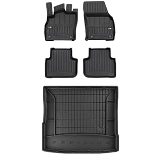 MOTOS Set di tappetini in gomma e tappetini per il bagagliaio per Audi Q3 Sportback dal 2019 Migliorare il comfort di viaggio con tappetino antiscivolo auto 3D- tappetini per tutte le stagioni auto, p