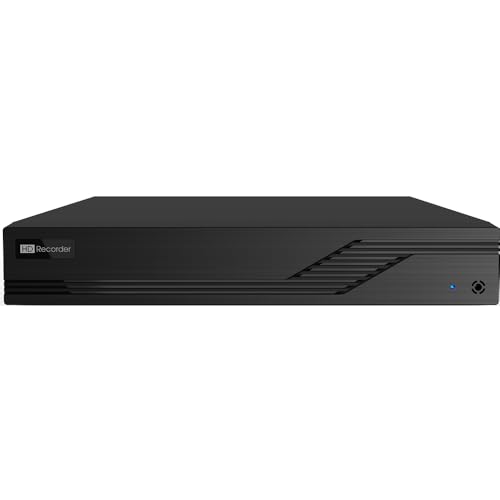 16 Channel Hybrid 5-in-1 DVR for Security Camera System, ED8216H5-DN2, 16CH 5MP TVI/AHD/CVI/Analog Camera, Additional 8CH IP, HDMI/VGA Output, Alarm, 2 SATA, Smart Search 24/7 Surveillance CCTV DVR