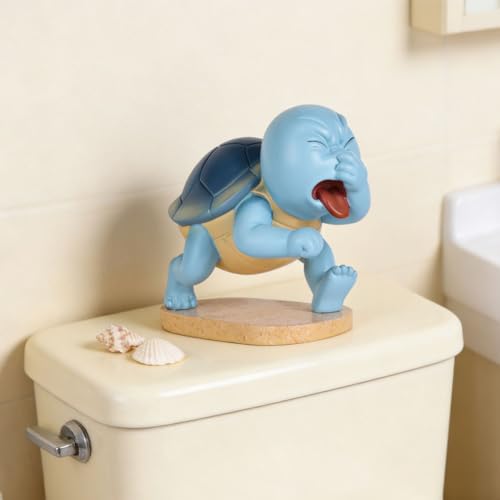 Estatua Decorativa de Tortuga Marina Divertida para Baño miniatura 3