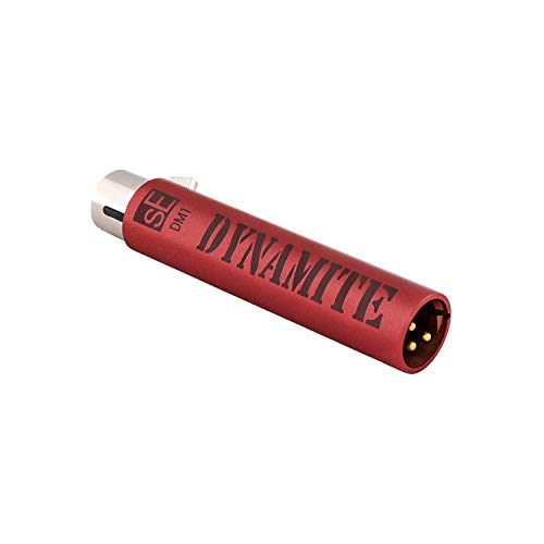 sE Electronics DM1 Dynamite Active In-line Microphone Preamp with 28dB Gain Bundle with 2 20-FT XLR Microphone Cables and 7-Pack Cable Ties