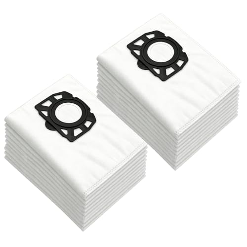 12 Stück KFI 357 Staubsaugerbeutel für Kärcher WD2 / WD3 / KWD1KWD3 / SE4001 / SE4002 / WD3.200WD3.800 Vliesfilterbeutel kompatibel mit 2.863-314.0