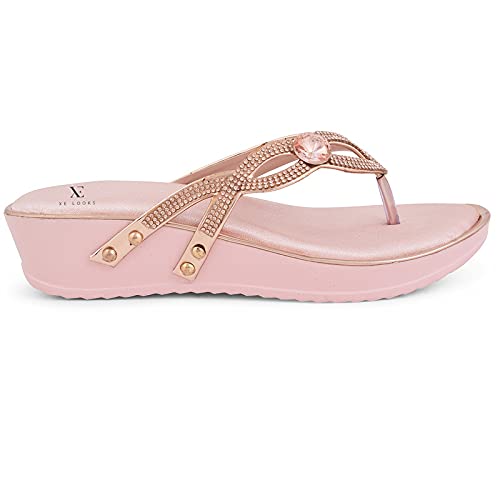 Image of XE Looks Stunning Black Comfortable Slippers For Women