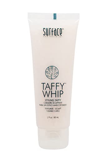 Surface Hair - Taffy Whip Styling Caramel Sculptant - Texturizing Waves and Curls with Natural Fibers - 2 fl oz