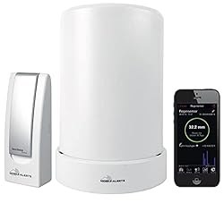 Technoline MA 10040 - Pluviómetro Completo, Puerta...: Este set MA10040 se compone de la puerta de enlace (pieza central del sistema de vigilancia Mobile Alerts) y el sensor de lluvia MA10650) Fácil puesta en marcha: 1. Descarga la aplicación Mobile Alerts, 2. Conecte la puerta de enlace a su router. 3) ...