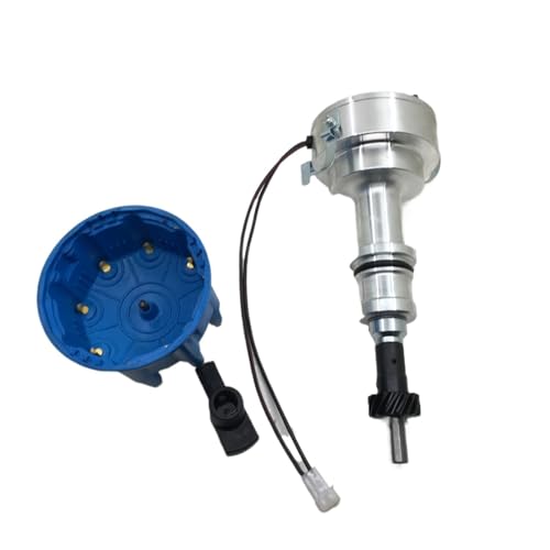 Distribuidor Ford 351W Windsor completo de 8 cilindros y tapa azul