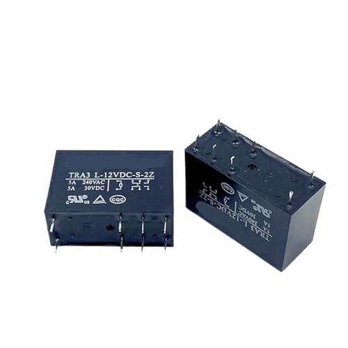 Relé TRA3L 12VDC S 2Z con capacidad de 5A para control estable de circuitos
