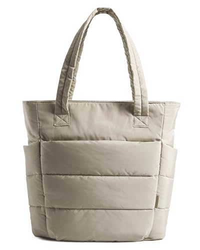 BAGSMART Puffy Quilted Tote Bag
