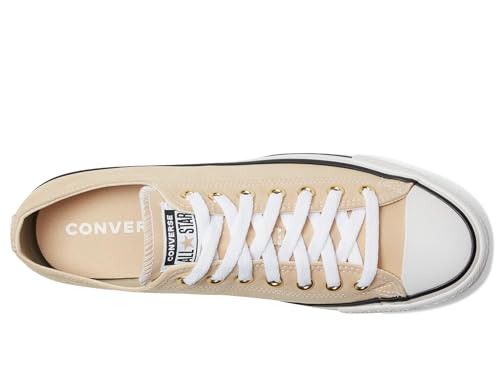 Image of Converse Unisex Chuck Taylor All Star Low Top Sneaker Coastal Dune /White /Gold Men 7.5 Women 9.5 M
