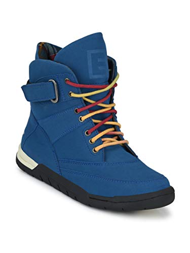 Image of Eego Italy Premium High Top Men's Boots (NR-6-NAVY-6)