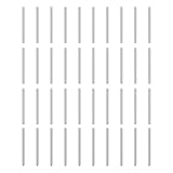 QUARKZMAN 70Stk 2mm x 30mm Dübelstifte 304 Edelstahl Zylindrische Rundkopf Regalhalterungen Passstifte Für Bücherregal Schrank Möbelkomponenten GB831 Silber