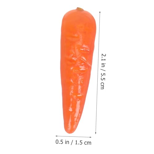 DECORNIJIA 30 Stück Mini Karotten Modell Aus Schaumstoff Realistische Künstliche Karotten Für Küchen Deko Ostern Party Zubehör Und Bastelarbeiten