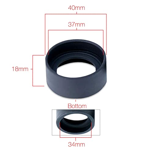 Bolioptics Microscope Eye Guards, 34Mm Rubber Eye Cups, Foldable (Pair) Sz05013911 #TOP3