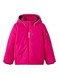 NAME IT Mädchen Nkfmarco Jacket Solid Fo Jacke, Pink Peacock, 146 EU