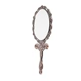 Pratique à utiliser : la poignée appropriée est confortable et pratique à saisir et à tenir, pratique à utiliser, miroir à main avec poignée pliable, miroir à main pliable