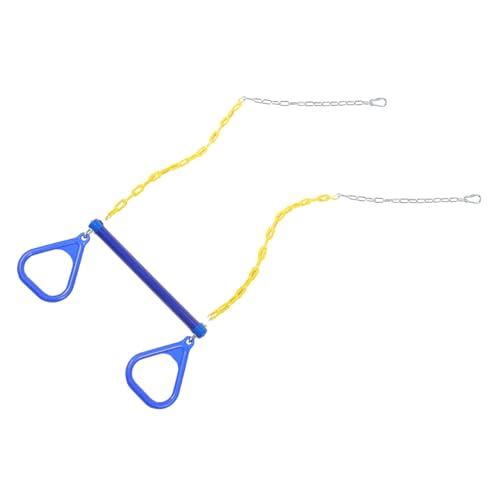 Gogogmee 1PC Creative Fitness Gymnastic Rings Orange Multi Purpose Exercise Swing for Full Body Workouts for Indoor Play and Physical Therapy Activities