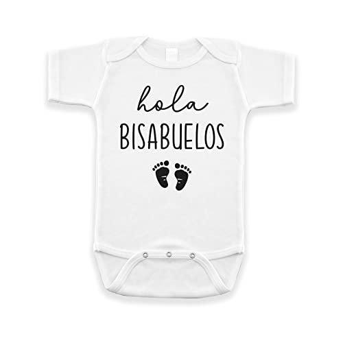 Pineapple Pancake Kids Hola Bisabuelos Pregnancy Announcement Infant Bodysuit for