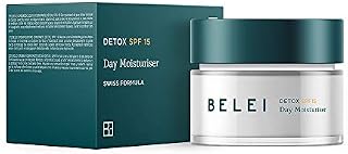 Amazon Brand - Belei - Detox Day Moisturiser with SPF 15, 50 ml