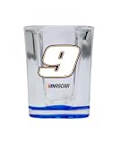 R and R Imports #9 Hendrick Motrosports Officially Licensed Blue Squared Shot Glass Single