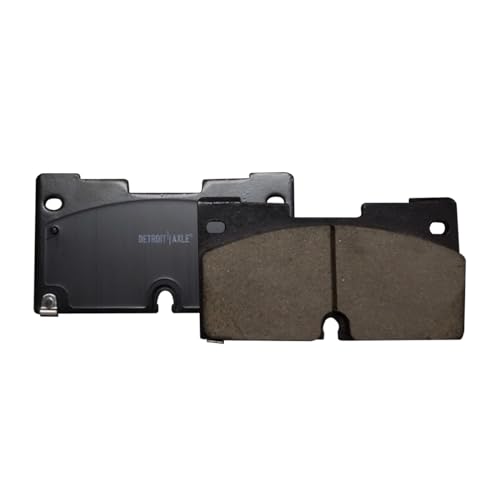 Image of Detroit Axle - Front Brake Pads for 2019-2024 Chevrolet Silverado 1500 | GMC Sierra 1500, 2021-2024 Suburban Tahoe Yukon Cadillac Escalade ESV Ceramic Brake Pads with Hardware Replacement