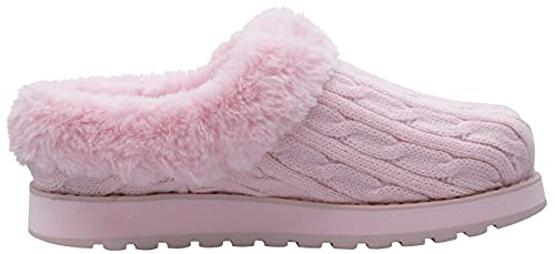 Skechers BOBS from Women's Keepsakes Ice Angel Slipper, Light Pink, 10 W US