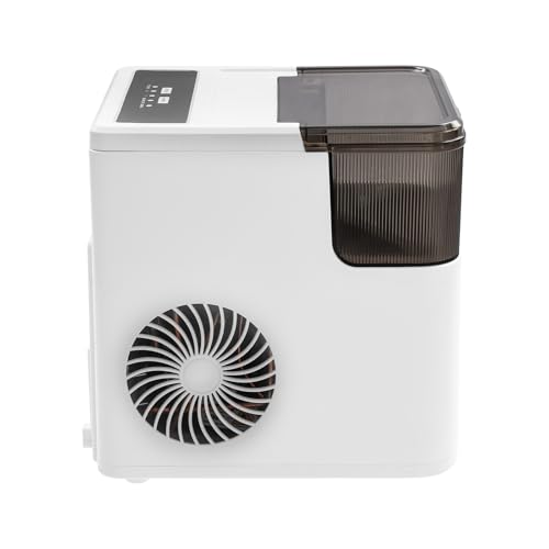 Fabricadora de hielo eléctrica de acero inoxidable 26.5 lbs/24h miniatura 5