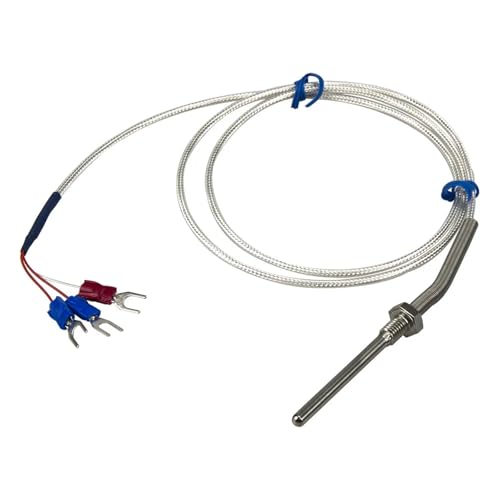 Capteur PT100 de précision FTARP09, finition acier et câble FEP 1m