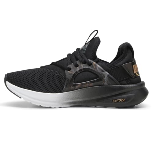 PUMA Womens Softride Enzo Evo Geode Glow Running Sneakers Shoes - Black - Size 7.5 M3