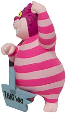 Enesco Disney Showcase Collection This Way Cheshire Cat Figurine,3.35 Inch