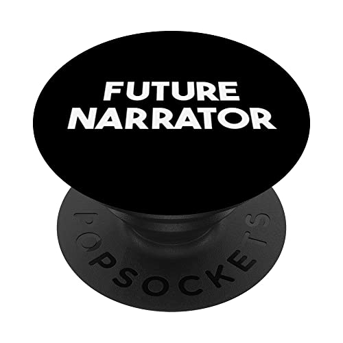 Future Narrator PopSockets Swappable PopGrip, Black