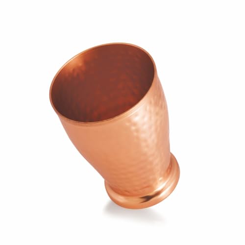 Image of Pure Copper Glasses Campa Water Glass Pure Tamba Glass for Drinking & Serving Water Tumbler-350 ML