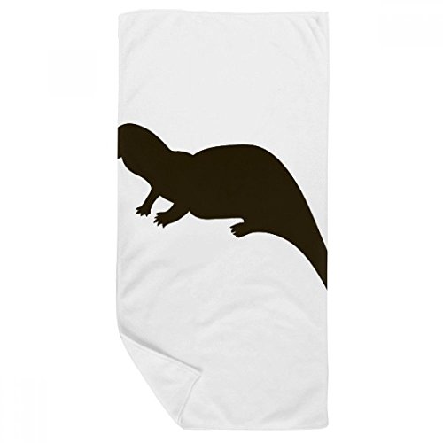 Serviette de bain loutre de mer multicolore 35x70cm douce - 2