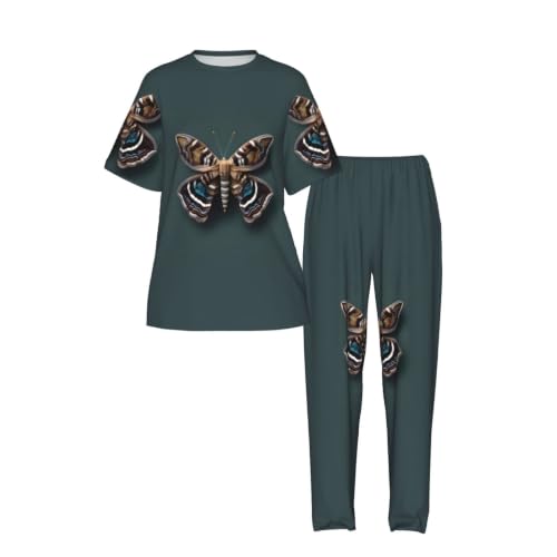 Pyjama imprimé papillon de nuit idéal pour vos soirées cocooning