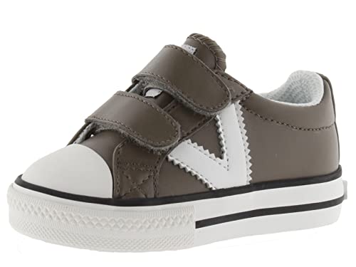 Chaussure basket basse Victoria Tribu pour junior avec logo contrasté